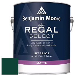 Benjamin Moore 548 IRegal Select Interior Paint - Matte краска цвет RAL 6005 