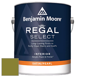 Benjamin Moore 550 Regal Select Waterborne Interior Pearl Finish краска цвет NCS S 3560-G60Y 