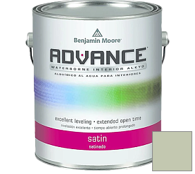 Краска Benjamin Moore 792. Advance Interior Paint-Satin эмаль цвет 438 Spring Valley