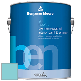 Benjamin Moore Ben W626 Premium Interior Latex Eggshell краска цвет 2056-50 Baby Boy Blue