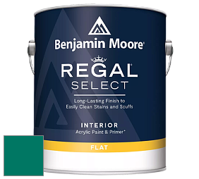 Benjamin Moore 547 Regal Select Waterborne Interior Flat Finish краска цвет NCS S 4050-B80G 