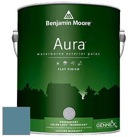 Benjamin Moore Aura 629 Waterborne Exterior Flat Finish краска цвет AF-525 