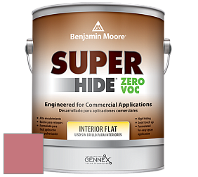 Benjamin Moore 355 Super Hide Zero Voc Interior Flat краска цвет 2006-40 Glamour Pink