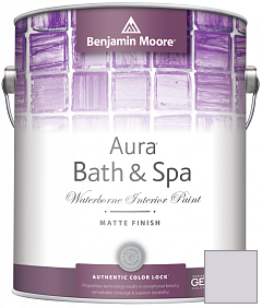 Краска Benjamin Moore Aura Bath & Spa Interior Paint Matte Finish (532) цвет 2116-60 Touch of Gray