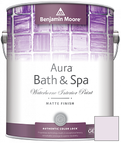 Краска Benjamin Moore Aura Bath & Spa Interior Paint Matte Finish (532) цвет 2073-70 Purple Cream