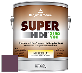 Benjamin Moore 355 Super Hide Zero Voc Interior Flat краска цвет 2074-10 Grape Juice