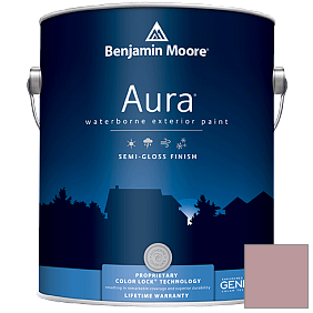 Краска Aura Waterborne Exterior Semi-Gloss Finish (632) цвет 1264 Mauve Mist