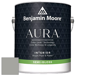 Benjamin Moore Aura 528 Waterborne Interior Semi-gloss Finish краска цвет NCS S 3502-G50Y 