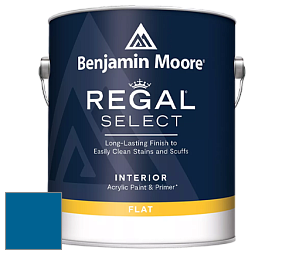 Benjamin Moore 547 Regal Select Waterborne Interior Flat Finish краска цвет NCS S 3560-R90B 