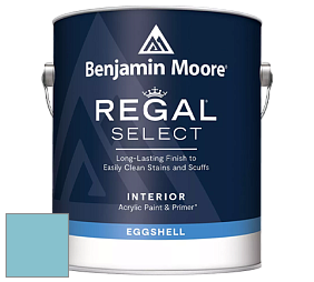 Benjamin Moore 549 Regal Select Waterborne Interior Eggshell Finish краска цвет 2054-50 Seaside Blue