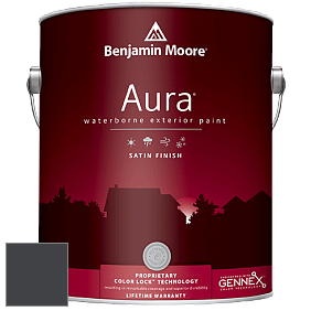Benjamin Moore Aura 631 Waterborne Exterior Satin Finish краска цвет 2129-10 Midnight Dream