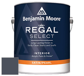 Benjamin Moore 550 Regal Select Waterborne Interior Pearl Finish краска цвет 833 Evening Sky