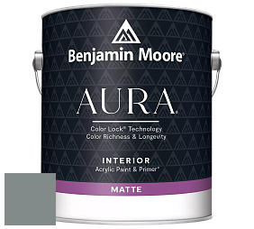 Benjamin Moore Aura 522 Interior Paint - Matte краска цвет NCS S 5005-B80G 