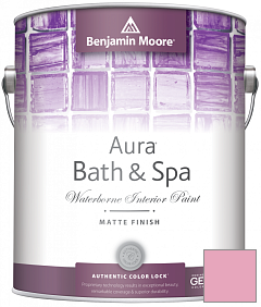Краска Benjamin Moore Aura Bath & Spa Interior Paint Matte Finish (532) цвет 2004-50 Baby Girl