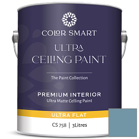 Краска COLOR SMART CS 758 ULTRA CEILING PAINT ультраматовая краска цвет 1664 Sea Reflections
