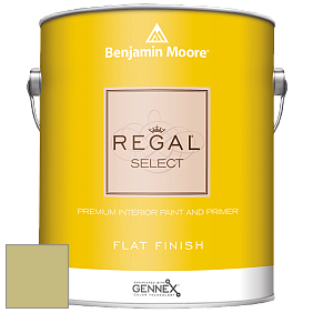 Benjamin Moore 547 Regal Select Waterborne Interior Flat Finish краска цвет 2147-40 Dill Pickle