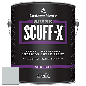 Benjamin Moore 484 Ultra Spec SCUFF-X Interior Matte Finish краска цвет 2134-60 Whitestone