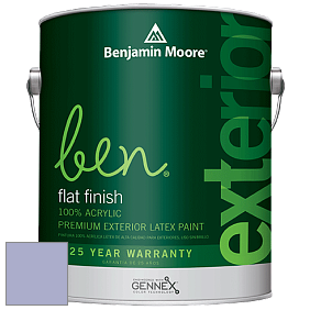 Benjamin Moore Ben 541 Waterborne Exterior Flat Finish краска цвет 2070-50 Enchanted