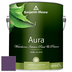 Benjamin Moore Aura 528 Waterborne Interior Semi-gloss Finish краска цвет NCS S 5040-R50B 