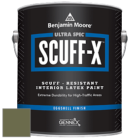 Benjamin Moore 485 Ultra Spec SCUFF-X Interior Eggshell Finish краска цвет 2144-10 Guacamole
