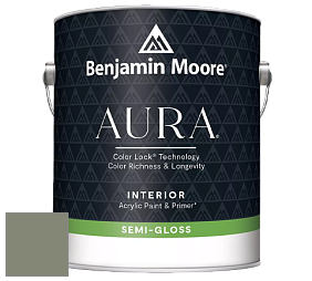 Benjamin Moore Aura 528 Waterborne Interior Semi-gloss Finish краска цвет NCS S 5010-G50Y 