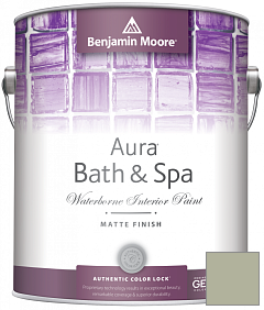 Краска Benjamin Moore Aura Bath & Spa Interior Paint Matte Finish (532) цвет AF-455 