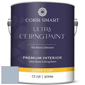 COLOR SMART CS 758 ULTRA CEILING PAINT ультраматовая краска цвет 2128-50 November Skies
