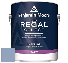 Benjamin Moore 548 IRegal Select Interior Paint - Matte краска цвет 1433 Blue Pearl