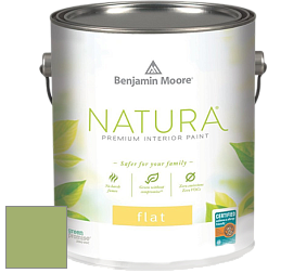 Benjamin Moore 512 Natura Interior Flat Finish матовая краска цвет NCS S 2040-G40Y 