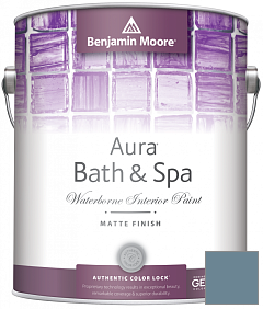 Краска Benjamin Moore Aura Bath & Spa Interior Paint Matte Finish (532) цвет 1672 Alfresco