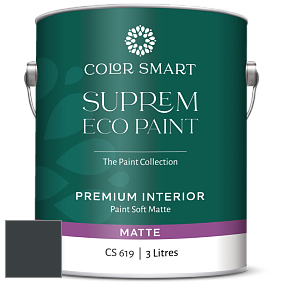 COLOR SMART CS 619 SUPREM ECO PAINT матовая краска цвет NCS S 8505-B 