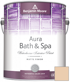 Краска Benjamin Moore Aura Bath & Spa Interior Paint Matte Finish (532) цвет 1108 Chamois