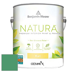 Benjamin Moore 514 Natura Interior Semi-Gloss Finish краска цвет 581 Floradale Isle