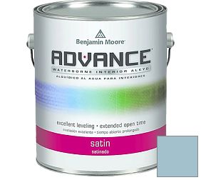 Краска Benjamin Moore 792. Advance Interior Paint-Satin эмаль цвет 1676 Northern Air