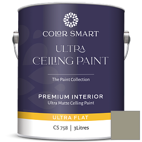 Краска COLOR SMART CS 758 ULTRA CEILING PAINT ультраматовая краска цвет 2141-40 Creekside Green