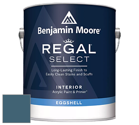 Benjamin Moore 549 Regal Select Waterborne Interior Eggshell Finish краска цвет 2062-30 Blue Danube