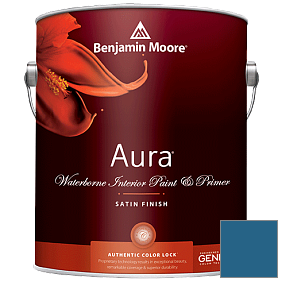 Краска Aura Waterborne Interior Satin Finish (526) цвет 2060-20 California Blue