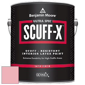 Benjamin Moore 486 Ultra Spec SCUFF-X Interior Satin Finish краска цвет 2008-50 Delicate Rose
