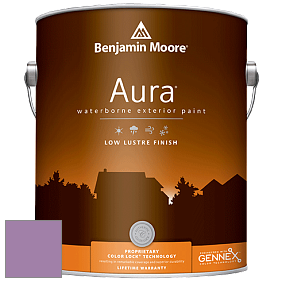 Benjamin Moore Aura 634 Waterborne Exterior Low Lustre Finish краска цвет 2073-40 Purple Hyacinth
