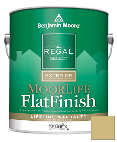 Краска Regal Select Exterior Paint-MoorLife Flat Finish (W105) цвет 2150-40 Spring Dust