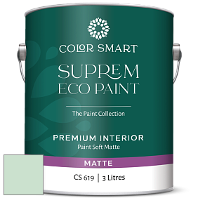 COLOR SMART CS 619 SUPREM ECO PAINT матовая краска цвет 2035-60 Leisure Green