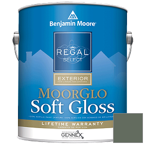 Краска Regal Select Exterior Paint-Moor GloSoft Gloss Finish (W096) цвет 447 Holiday Wreath