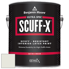 Benjamin Moore 486 Ultra Spec SCUFF-X Interior Satin Finish краска цвет OC-137 Sebring White