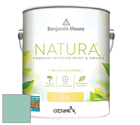 Benjamin Moore 514 Natura Interior Semi-Gloss Finish краска цвет 2040-50 Hazy Blue