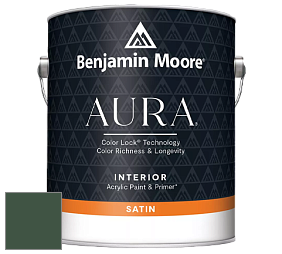 Benjamin Moore Aura 526 Waterborne Interior Satin Finish покрытие цвет NCS S 7020-G10Y 