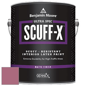 Benjamin Moore 484 Ultra Spec SCUFF-X Interior Matte Finish краска цвет NCS S 3040-R20B 