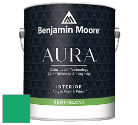 Benjamin Moore Aura 528 Waterborne Interior Semi-gloss Finish краска цвет NCS S 1565-G 