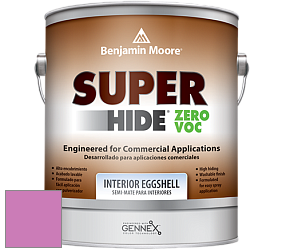 Benjamin Moore 357 Super Hide Zero Voc Interior Eggshell краска цвет 2077-40 Spring Azalea