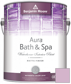Краска Benjamin Moore Aura Bath & Spa Interior Paint Matte Finish (532) цвет 1369 Luscious