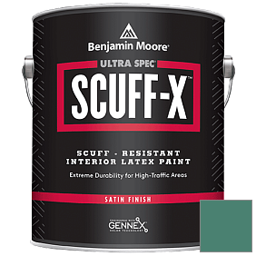 Краска Ultra Spec SCUFF-X Interior Satin Finish (486) цвет 650 Highlands Green